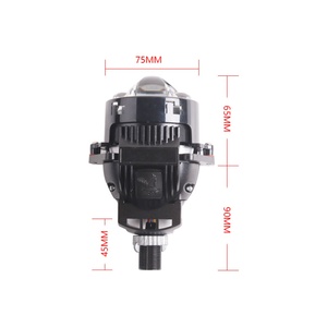 Sanvi New 75W 6000K H4 H7 H11 9005 Dual Mini Lens LED Chips Y1 Car Bi Led Projector Lens Headlight 3.0 - Product Image 3