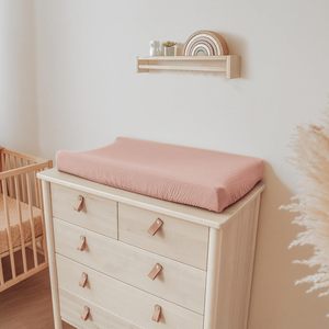 Coprisoggetto in mussola di cotone 100% copricerino in morbido e traspirante rosa floreale copri tavolo per bambine e ragazzi 2 Pack fodere per pannolini Chang - Product Image 3