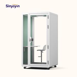 शोर में कमी साउंडप्रूफ डाक कार्यालय की बैठक साउंडप्रूफ बूथ ध्वनिक बूथ ध्वनिक बूथ - Product Image 2