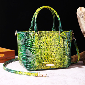 <span class=keywords><strong>Mini</strong></span> bolso de mano de lujo Vintage para mujer, monedero de moda para mujer, bolso de mano con patrón de cocodrilo de diseño único con correa para el hombro - Product Image 3
