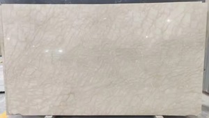 Auténtica Losa de Mármol Italiano con Patrón Beige, Encimeras de Cocina Modernas y Elegantes, Pulimentadas, Superficie Resistente a los Arañazos y de Larga Duración - Product Image 2