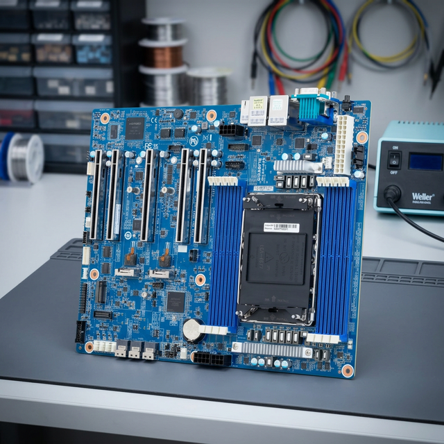 MS04 CE0 Server Motherboard Intel Xeon LGA 4710 Dual Processor Support 8 DDR5 DIMM Slots PCIe X16 10GbE LAN Ports 1TB Max RAM