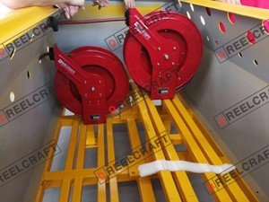 LC650 OLP 3/8 <strong>Hose</strong> of 15m 300psi Spring <strong>Retractable</strong> <strong>Hose</strong> Reel for Air /Water-REELCRAFT - Product Image 6