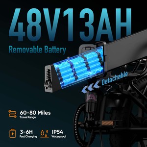 จักรยานพับได้คาร์บอนไฟเบอร์ลดราคาพิเศษ 750W แบตเตอรี่ลิเธียม สกู๊ตเตอร์ไฟฟ้าสำหรับผู้ใหญ่ รุ่น T5 โครงคาร์บอนไฟเบอร์ สำหรับขับขี่ในเมืองและบนถนน - Product Image 4