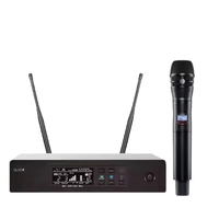 Système de microphone sans fil UHF complet QLXD4 KSM8 512-562 MHz monocanal avec micro-cravate QLXD1 pour scène