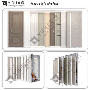 YIDU Factory struttura in metallo maniglia dell'armadio Push Pull Rack porte in legno supporto scorrevole per esposizione interna della porta dello <span class=keywords><strong>Showroom</strong></span> - Product Image 5