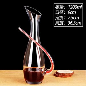 Glass Bottle <strong>Wine</strong> <strong>Decanter</strong> Poure <strong>with</strong> Glass <strong>Stopper</strong> - Product Image 1