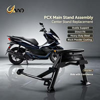 Support central de scooter WANOU PCX, en acier robuste, noir, avec revêtement en poudre, support de stationnement pour moto