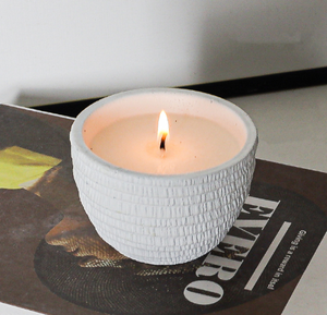 Portacandele in Cemento a Forma di Cilindro all'Ingrosso per Decorazione Casa Pasqua Fatto a Mano - Product Image 5