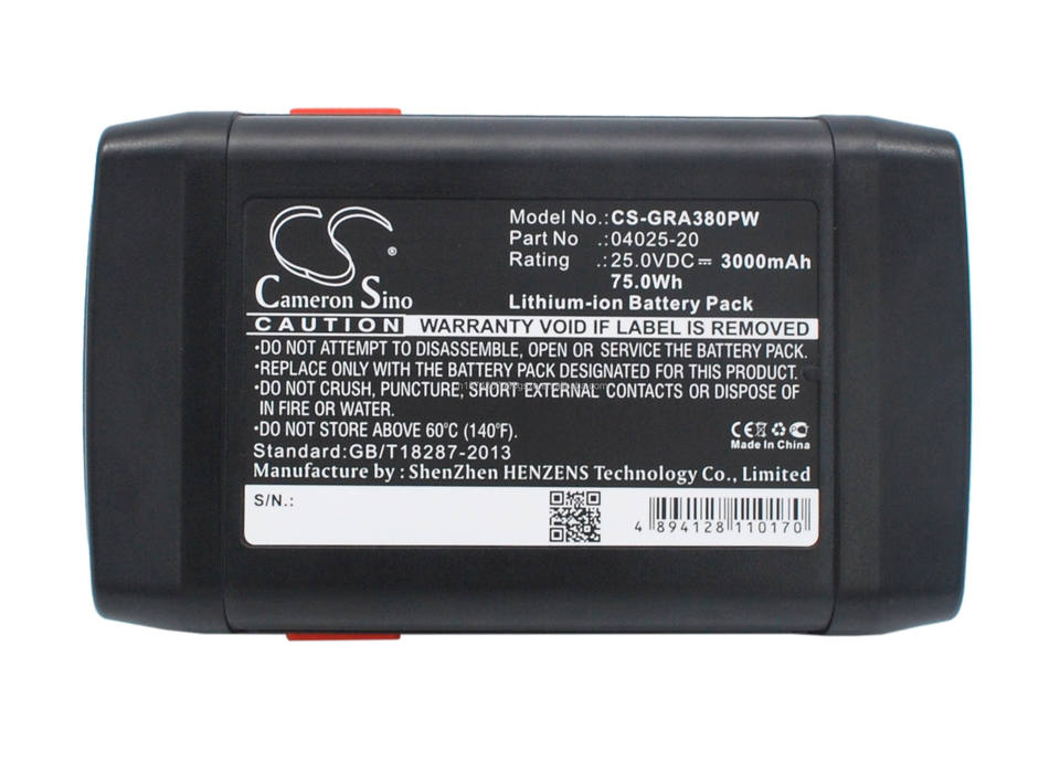 Cameron Sino Battery for Gardena 380 Li - Thumbnail 4