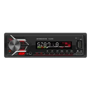 Radio Video MP3 Mobil AUTO MP4, Penerima Input Stereo Aux Mobil SD USB Pemutar Radio Multimedia 12V Di Dasbor