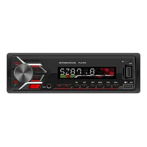 Araba MP3 videoları radyolar otomatik MP4 araba Stereo Aux girişi alıcı SD USB multimedya radyo çalar 12V In-dash