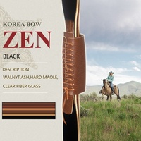 Arc de cheval traditionnel en fibre de verre de 30 à 70lb, en bois laminé, coréen, à vendre, chasse à l'arc et jeu de flèches