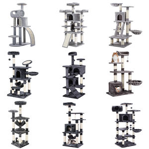 Fonte Direta Da Fábrica OEM & ODM Multifuncional Cat Tower Pet Móveis Moda Árvore De Gato De Madeira - Product Image 6