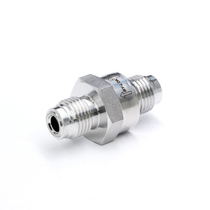 Válvula de Retención de Acero Inoxidable 316L, Totalmente Soldada, VCR 1/4 Pulgadas, Sello de PTFE, Temperatura Normal, para Hidrógeno, Oxígeno, Aire, Nitrógeno, Amoníaco - Product Image 1