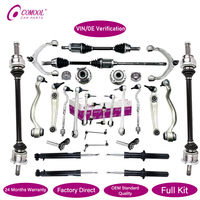COMOOL 30PCS Kit de bras de suspension, amortisseur, arbre de transmission et moyeu de roue 31126773949 pour BMW E70 E71 X6 X5