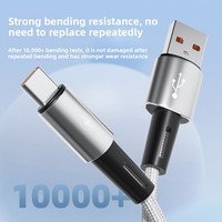 Câble de données à charge rapide PD27W en nylon tressé avec coque en aluminium, compatible iPhone et Type-C - Vente en gros disponible