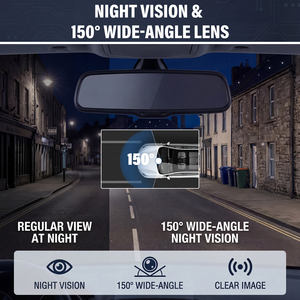 Caméra de tableau de bord cachée Podofo 4K pour Ford F150/F250 2021-2025, vidéo 2160P, WiFi, Plug & Play, enregistrement en boucle, capteur G, vente en gros - Product Image 5