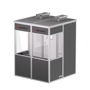 Pour YARMEE YP45 Flight Case Système d'interprétation <span class=keywords><strong>simultanée</strong></span> avec <span class=keywords><strong>cabine</strong></span> <span class=keywords><strong>de</strong></span> <span class=keywords><strong>traduction</strong></span> pour 2 interprètes pour conférences - Product Image 2