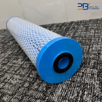 Cartouche filtrante plissée en PP antibactérienne 20*4,5 pouces pour système de filtration d'eau multi-étapes Big Blue pour toute la maison - Moyen-Orient