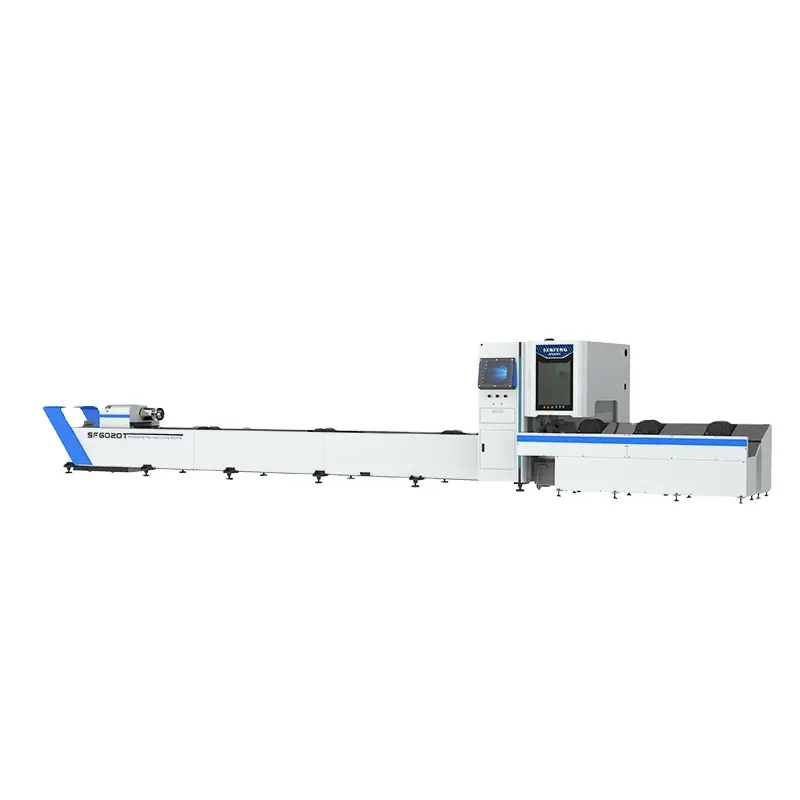 SENFENG Ống Chùm I Tốc Độ Cao Máy Cắt Ống Thép Laser Sợi Cnc 1000W 2000W Cho Ống 6M