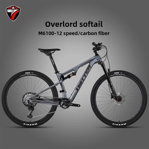 कार्बन फाइबर एल्यूमीनियम मिश्र धातु फोर्क पूर्ण निलंबन नरम पूंछ पेशेवर ऑफरोड रेसिंग वयस्क mtb माउंटेन साइकिल 29 - Product Image 4