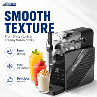 Nouvelle machine à slush portable N2J1-01 de 2 L, mini-machine commerciale à refroidissement rapide pour yaourt, glace aux fruits, sorbet au chocolat, eau glacée