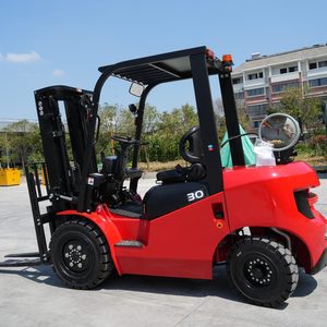 Carretilla elevadora de gasolina de doble combustible con horquilla elevadora de propano de motor de marca internacional a la venta - Product Image 2