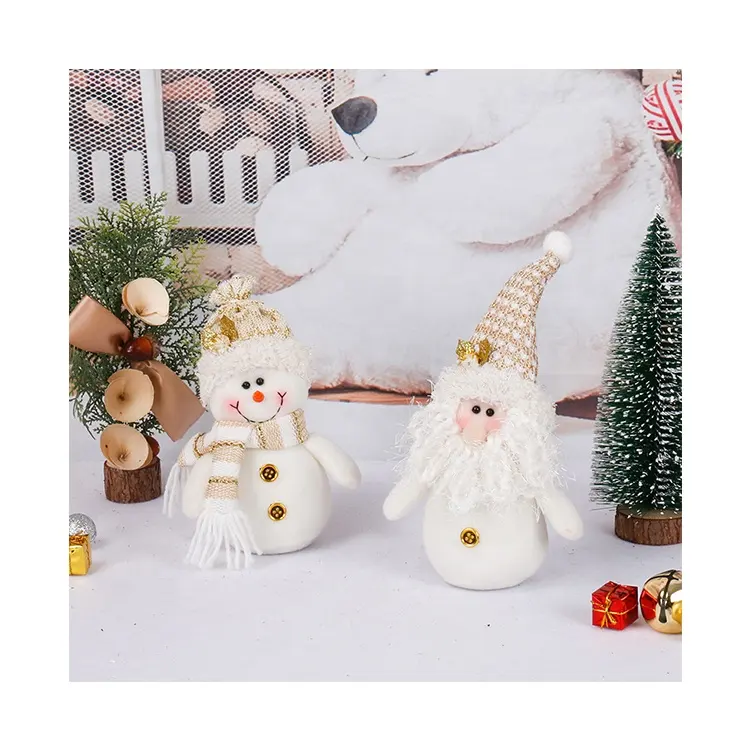 Figura de Papá Noel para cantar y bailar, regalo de vacaciones, decoración plegable, colección de felpa suave, regalo de Navidad, muñeco de nieve, 2021