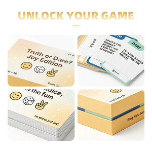Carte da Gioco Ecologiche con Rivestimento UV, Goffrate, Certificate CPSIA, Finitura Impermeabile, Antiscivolo e Durevoli per Riunioni Familiari - Product Image 3
