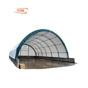 300x100ft 900gsm pvdf abri rural roi oiseau portable métal cuisine garage auvent kits de réparation hangar tente à vendre canada