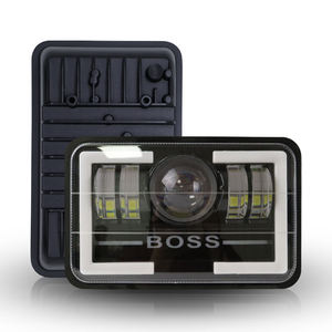 Phare carré haute puissance 5,75 pouces 35W, feux de brouillard LED bleus/violets/rouges 5x7, 12V 8000 Lumens, montage universel pour voitures - Product Image 1