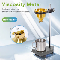 Viscosímetro Portátil Ford Cup de Venta al por Mayor de Fábrica, Medidor de Viscosidad de Recubrimientos de Aleación de Aluminio, Instrumento de Medición de Líquidos para Laboratorio