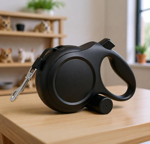 Correa Retráctil Resistente de 8 Metros con Dispensador de Bolsas para Excrementos, Ecológica, Clásica, Material ABS + TPE para Perros Medianos/Grandes - Product Image 1