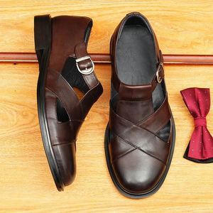 2025 Top Luxury Designer Men's Business Casual Square <b>Toe</b> Breathable Leather Shoes Classic Lace up Formal Braided - Product Image 1