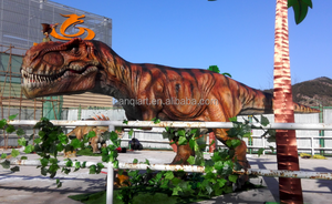 Equipo de Parque de Atracciones Modelos de animatronics de tamaño real artificial altamente realista Estatua de dinosaurio grande Escultura <span class=keywords><strong>T</strong></span> <span class=keywords><strong>Rex</strong></span> - Product Image 4