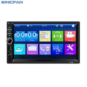 2 Din 7 pouces écran tactile multimédia mirrorlink/FM/TF MP5 avec Auto Radio électronique voiture lecteur DVD caméra arrière voiture stéréo