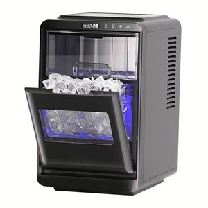 Máquina de Hielo Sólido en Forma de Media Luna de 1.8L, Enchufable, para Uso Doméstico y Comercial, para Fiestas, Cafeterías, Tiendas de Té con Leche, Totalmente Automática - Product Image 1