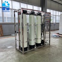 Planta de Desalinización de 500L/H, Sistema de Ósmosis Inversa, Máquina Purificadora de Agua Doméstica y Comercial, Bomba PLC, Membrana RO, Venta Móvil