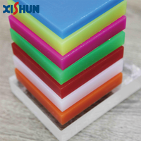 Xishun 2mm 3mm 4mm 5mm 6mm 10mm feuilles acryliques coulées en gros PMMA couleur plexiglas feuille acrylique pour la découpe laser