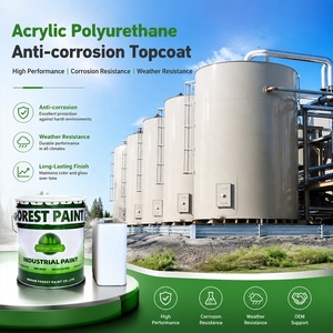 Peinture acrylique polyuréthane Topcoats résistante à l'huile, à la rouille, aux produits chimiques et à l'eau pour fer et acier - Product Image 1