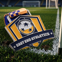 Zilverkleurige metalen zinklegering 3D emaille voetbal/voetbalmedailles fabrikant op maat gemaakte voetbalmedailles voor atleten souvenirs