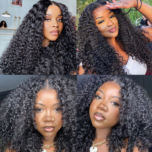 Extensions de cheveux vierges cambodgiens 100% naturels, doublement étirés, cuticules alignées, bouclés, ondulations lâches, qualité 12A, pour <span class=keywords><strong>tissage</strong></span> - Product Image 5