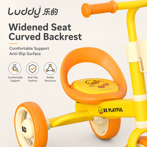 <span class=keywords><strong>Triciclo</strong></span> para Niños B.<span class=keywords><strong>Duck</strong></span> de Luddy Wholesale OEM, Bicicleta de Pedales de 3 Ruedas, Anti-Vuelco, con Llantas de EVA, Asiento Ancho, Edad 3-6 Años - Product Image 6