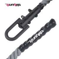 Accessoires de fitness : Cordes de combat 12M 15M pour la compétition en salle de sport, corde de puissance antidérapante en nylon de haute qualité pour la traction