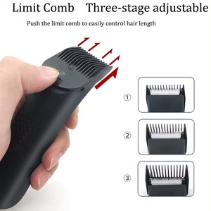 Recortadora de Vello Corporal Impermeable OEM ODM, Depiladora para Hombres, Afeitadora, Kit de Cuidado de la Barba, Uso Doméstico, Recargable - Product Image 5