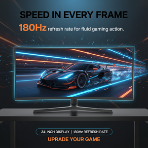 <span class=keywords><strong>Meilleur</strong></span> prix Écran de jeu <span class=keywords><strong>incurvé</strong></span> ultra-large 34 pouces 21:9 4K DQHD pour ordinateur de bureau Écran LCD - Product Image 2