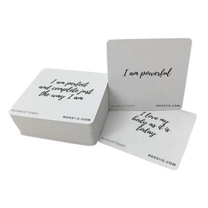 <span class=keywords><strong>Carte</strong></span> <span class=keywords><strong>de</strong></span> remerciement professionnelle personnalisée <span class=keywords><strong>de</strong></span> haute qualité, affiche promotionnelle, <span class=keywords><strong>carte</strong></span> en papier avec coins arrondis - Product Image 1