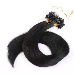 Großhandel Top-Qualität Unverarbeitetes I-Tip-Haar Echthaar I Tip Haar verlängerung Natürliche Farbe und bunte brasilia nische Split geknotet
