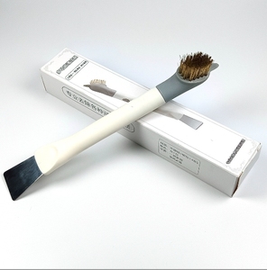 Cepillo limpiador de ranuras para estufas de cocina, kit de limpieza de juntas con cerdas duras de alambre, mango de acero, nailon y plástico para limpieza del hogar - Product Image 1
